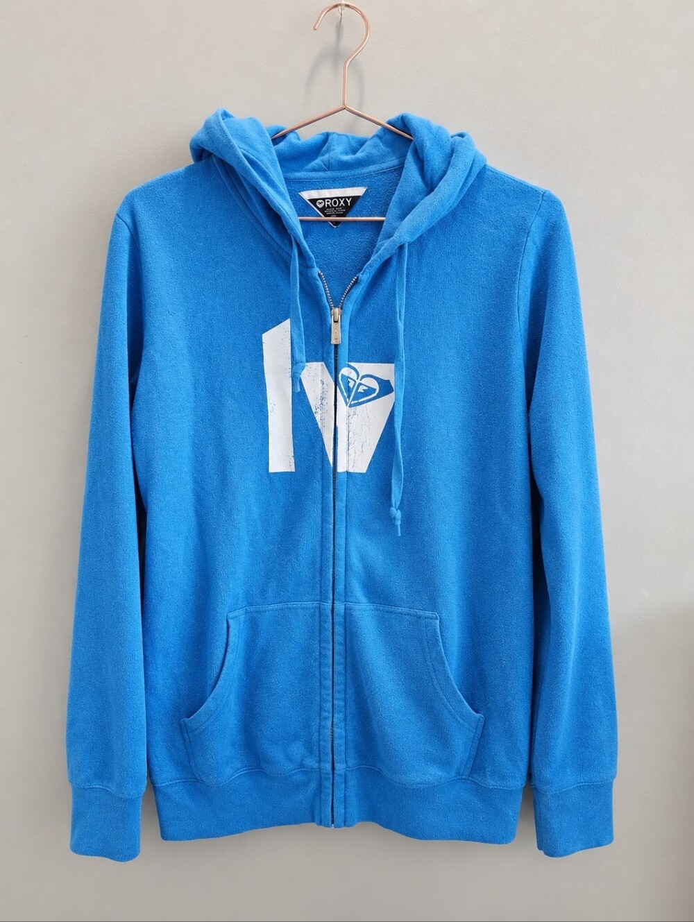 Roxy Blue Logo Zip-Up Hoodie Las VEGAS